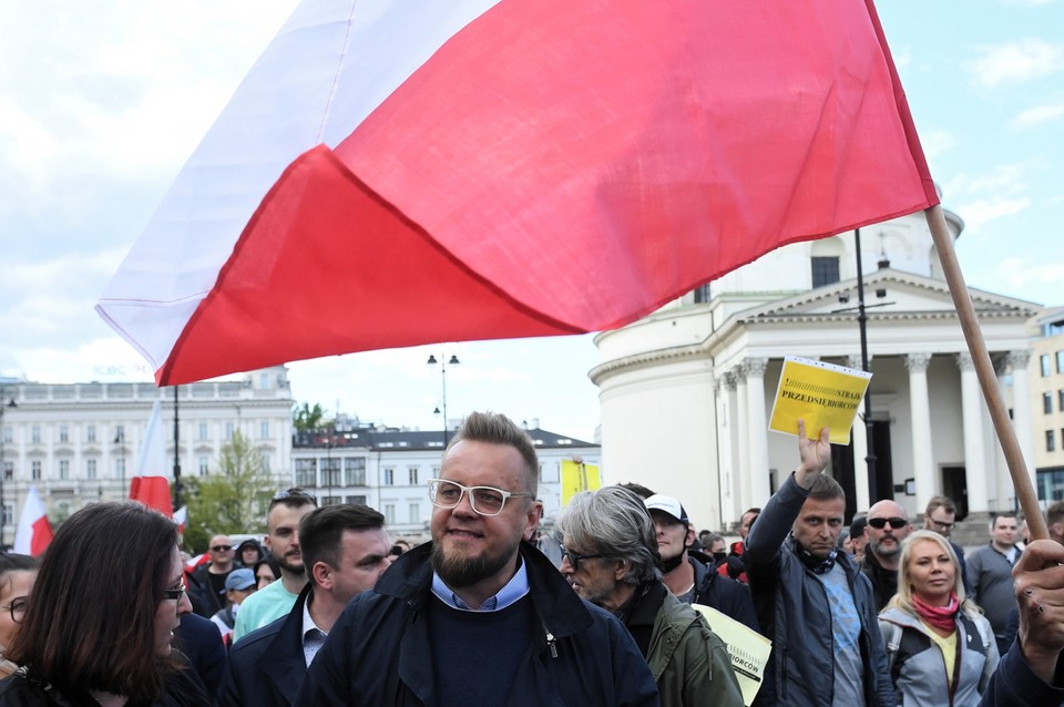 Warszawa: protest przedsiębiorców