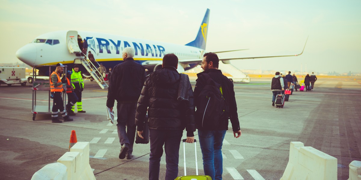 Ryanair to największa linia lotnicza na polskim rynku