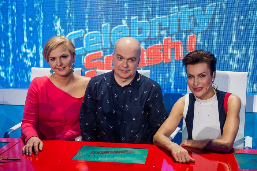 Otylia Jędrzejczak, Tomasz Zimoch i Danuta Stenka w Celebrity Splash