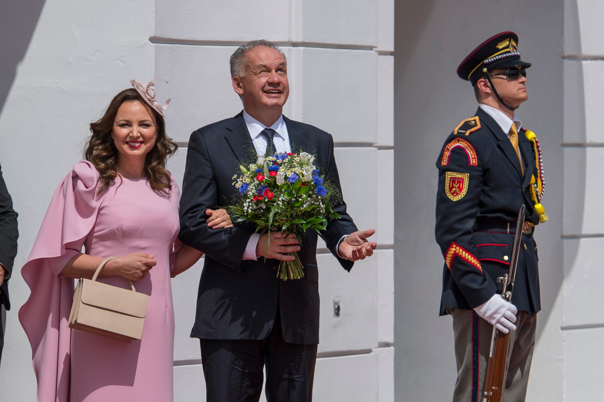 Bývalý prezident Andrej Kiska a jeho manželka Martina Kisková.