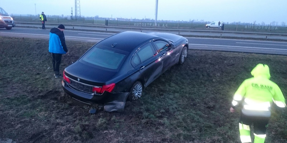 Wypadek limuzyny, którą jechał prezydent Andrzej Duda