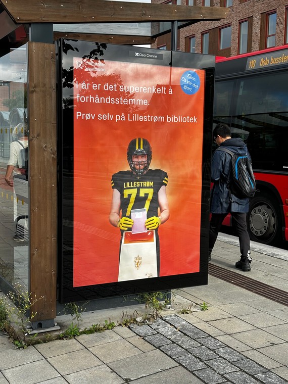 Lillestom plakat profrekwencyjny