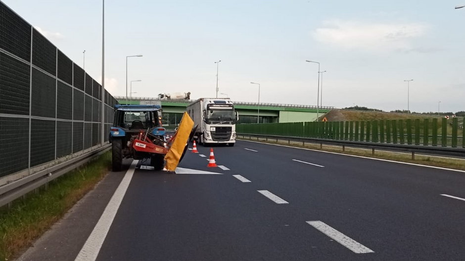 Jechał pod prąd tarnowskim odcinkiem autostrady