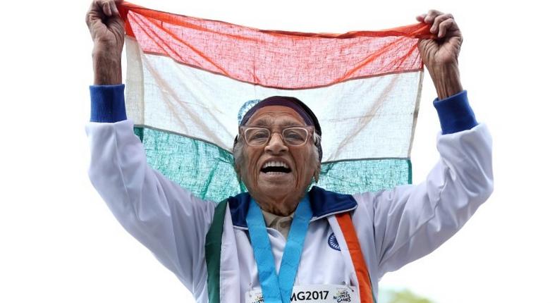 'There's no full stop,' says 101-year-old Man Kaur from India after winning the 100m sprint at the World Masters Games in New Zealand