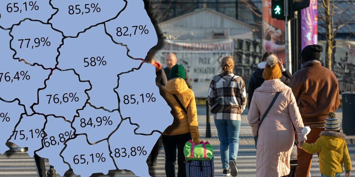 Podwyżki stóp procentowych sprawią, że na ratę 400-tys. kredytu trzeba będzie w niektórych regionach wydać nawet 85 proc. średniej pensji.