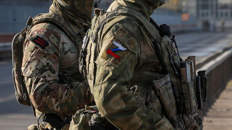 Rosyjscy żołnierze w Biełgorodzie