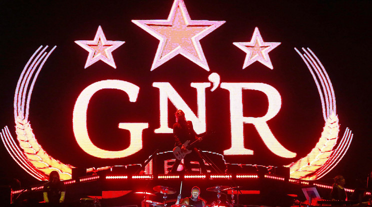 A Guns N' Roses amerikai rockzenekar Budapestre jön / Fotó: MTI/EPA/Esteban Garay