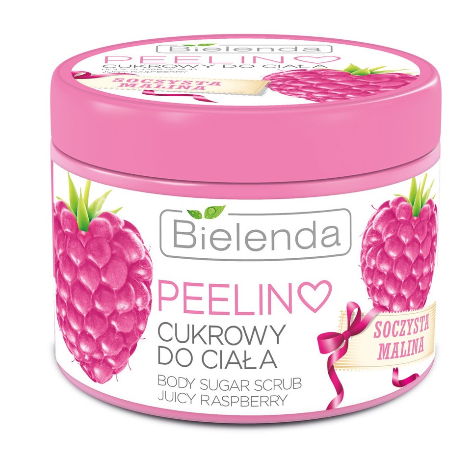 Soczysta Malina Peeling cukrowy do ciała Bielenda