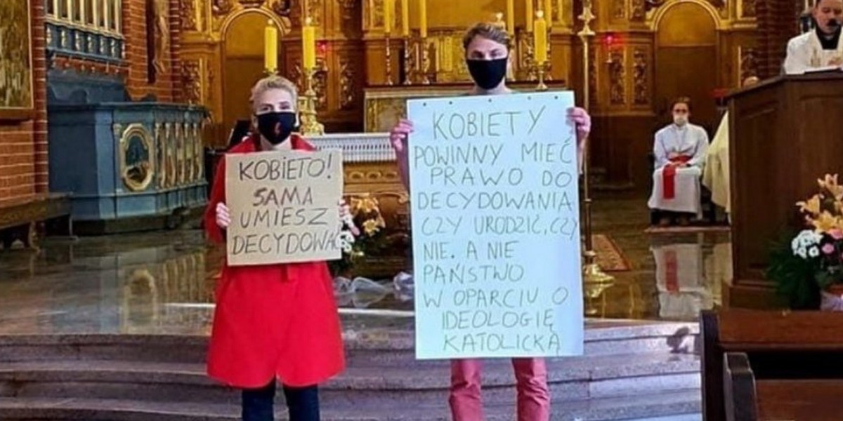 Sąd umorzył sprawę Joanny Scheuring-Wielgus oskarżonej o przeszkadzanie w mszy świętej 