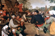 'The Peasant Dance', 1568-1569. Artist: Pieter Bruegel the Elder