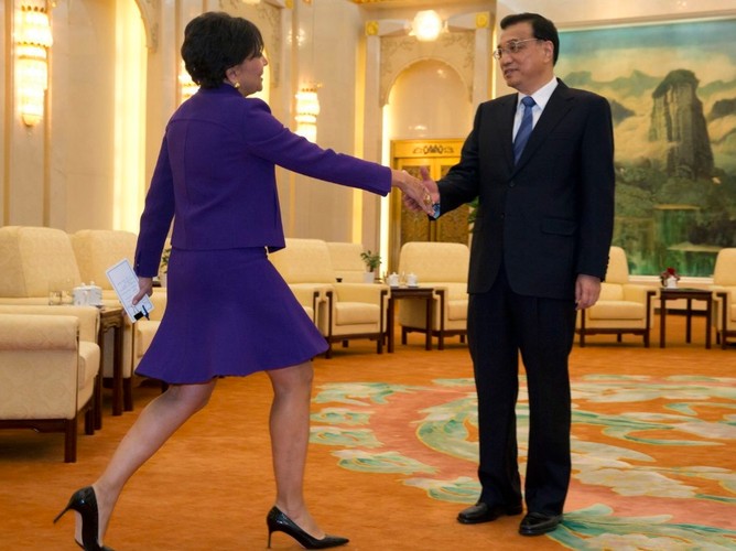 Penny Pritzker i premier Chin Li Keqiang