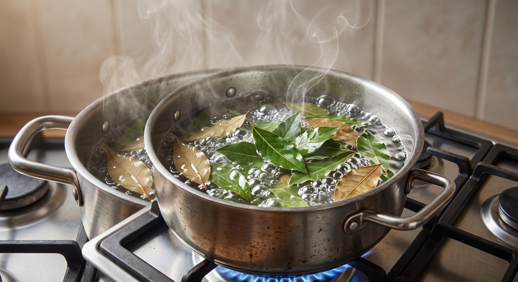 Bobkové listy počas varenia uvoľňujú aromatické silice. V kombinácii s bielym octom z nich možno pripraviť jednoduchý domáci čistiaci roztok.