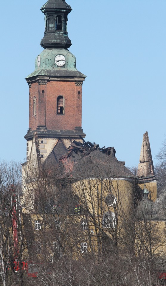 ALWERNIA POŻAR KLASZTORU