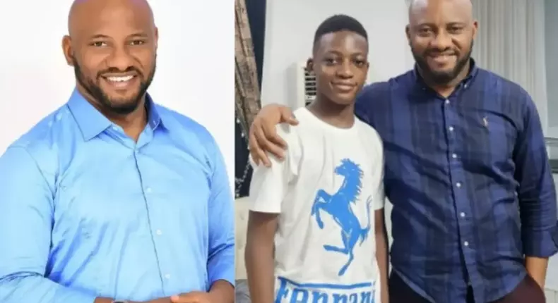 Yul Edochie and First son