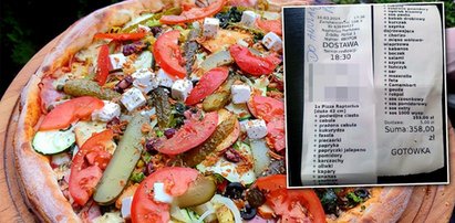 Pizza za 358 zł! Na zamówieniu zamiast danych, szokujący wpis