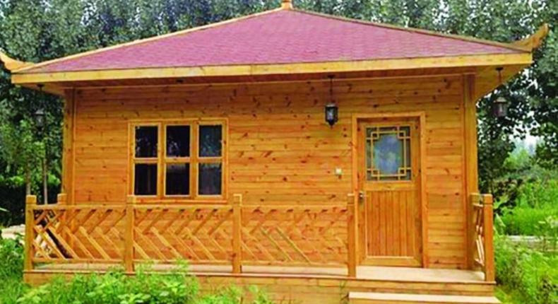 Prefabricated wooden house