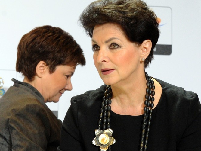 Ewa Gawor i Hanna Gronkiewicz-Waltz