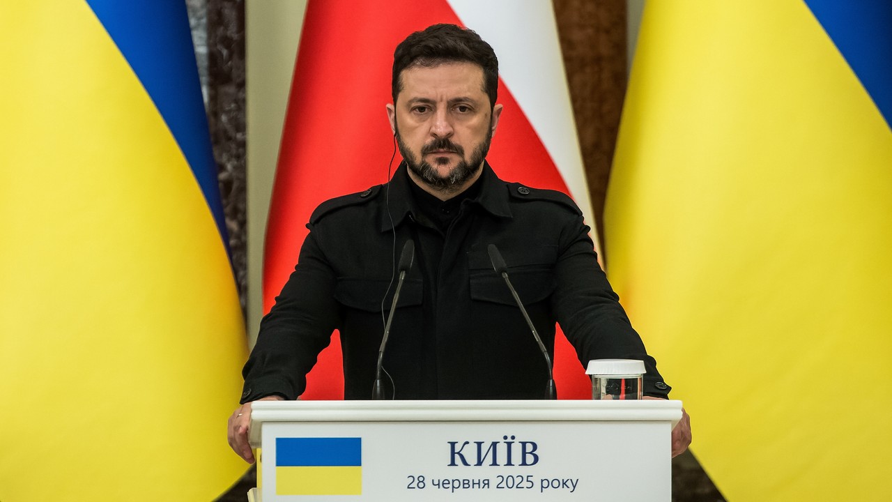 Wołodymyr Zełenski reaguje na protesty. "Ludzie mają prawo mówić, co myślą"