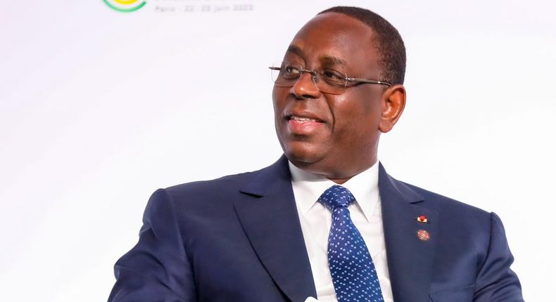 Le président Macky Sall au Sommet pour un nouveau pacte financier mondial à Paris, le 22 juin 2023