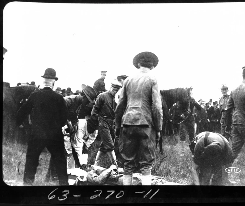 Wypadek jednego z braci Wright zmienił lotnictwo. Po nim powstał