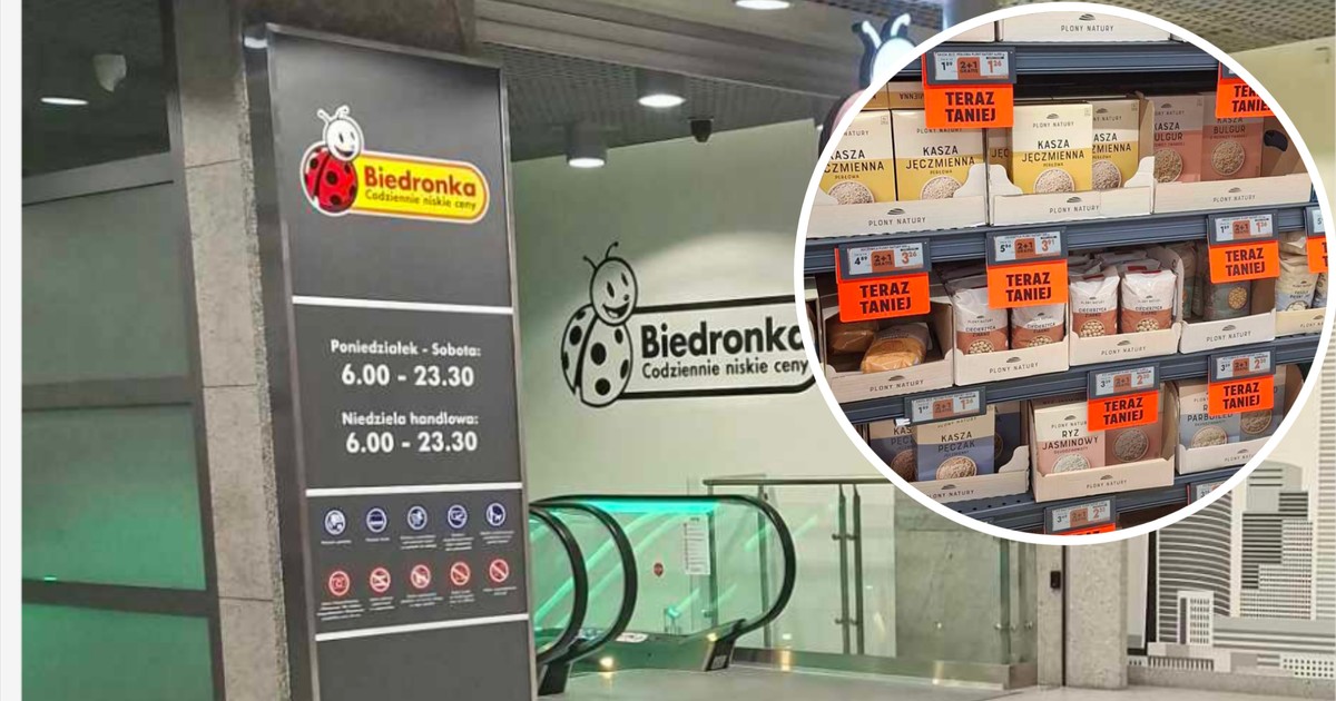 Biedronka przejęła sklep po Carrefour. To oaza promocji. Na jednych zakupach zysk 84 zł. Mamy rachunek