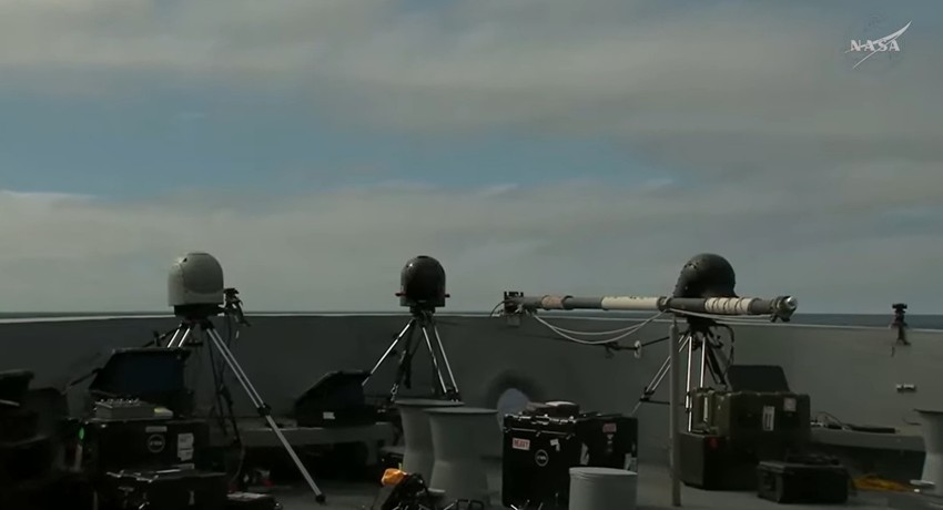 Doček posade misije "Artemis II"