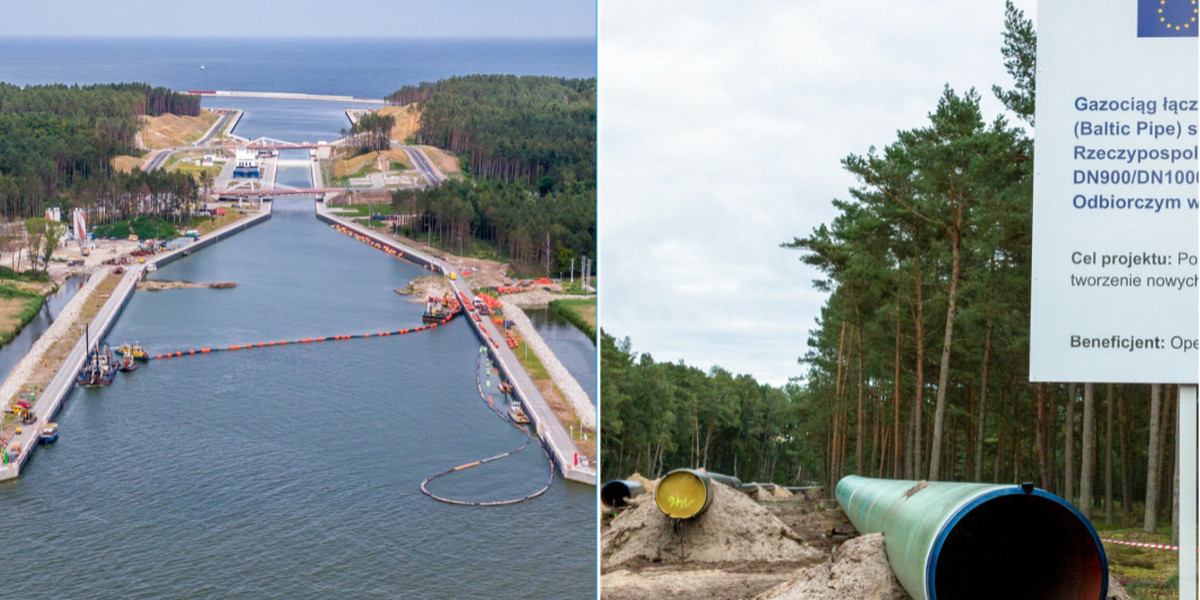Przekop mierzei i Baltic Pipe mają dać nam większą niezależność energetyczną