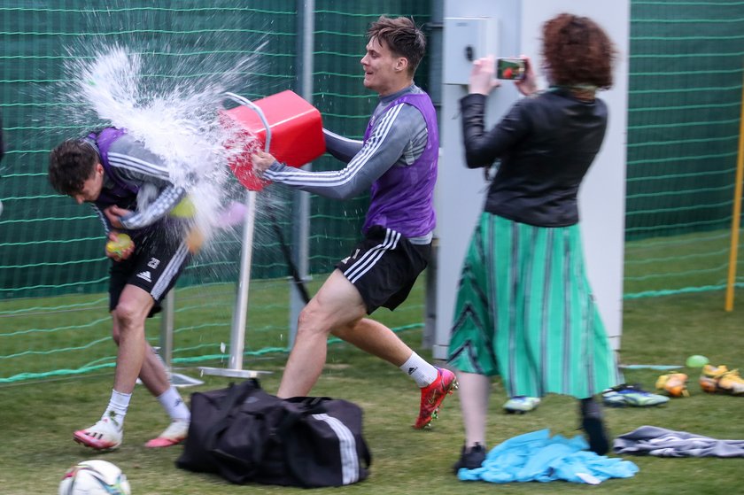 Pilka nozna. PKO Ekstraklasa. Legia Warszawa. Trening. 02.04.2021