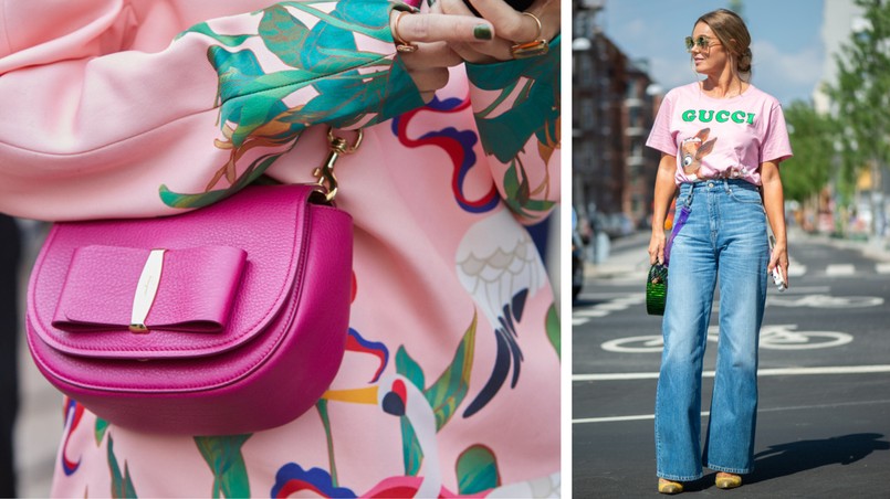 Pudrowy róż na wiosnę 2025: printy i nadruki