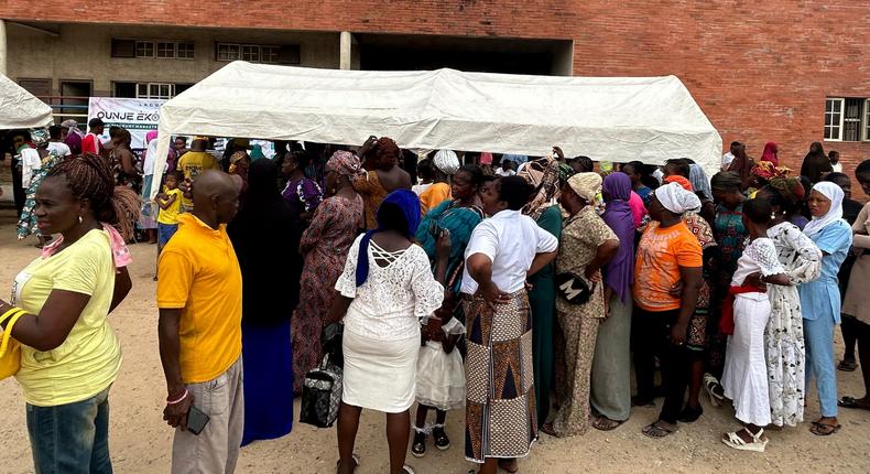 Lagos discounted food market reopens today