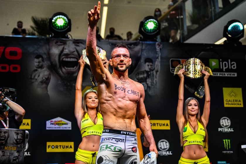 Mateusz Gamrot był mistrzem KSW dwóch kategorii wagowych