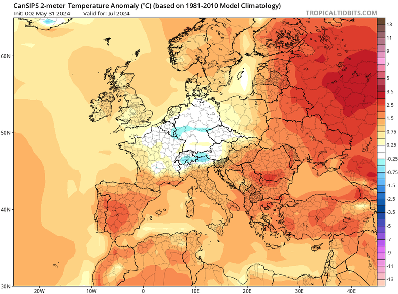 Lipiec wysokie temperatury przyniesie zwłaszcza we wschodniej Polsce