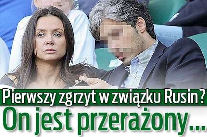 Pierwszy zgrzyt w związku Rusin? On jest przerażony...