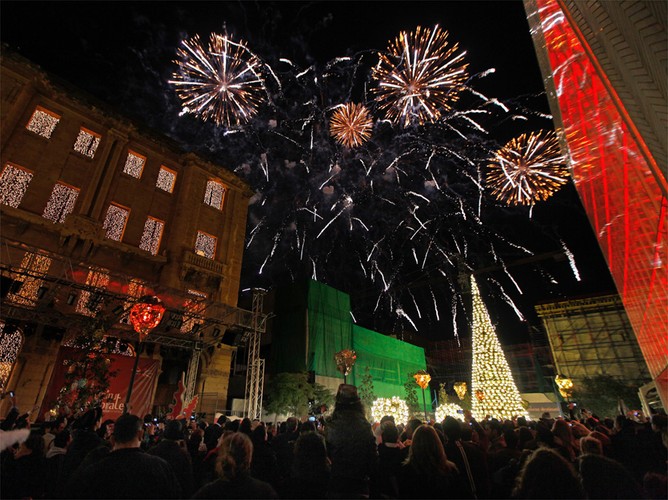 Sylwestrowa zabawa w Bejrucie