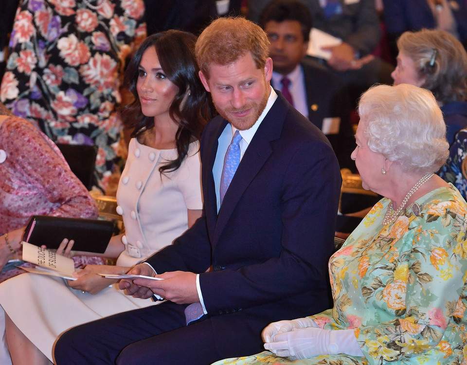 Książę Harry i Meghan Markle na gali rozdania nagród Queen's Young Leaders