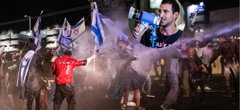 Stoi za protestami w Izraelu. W rozmowie z Onetem porównuje swój kraj do Polski