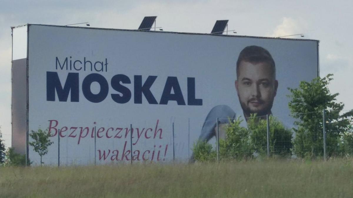 Billboard Michała Moskala 