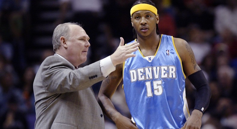 George Karl Carmelo Anthony