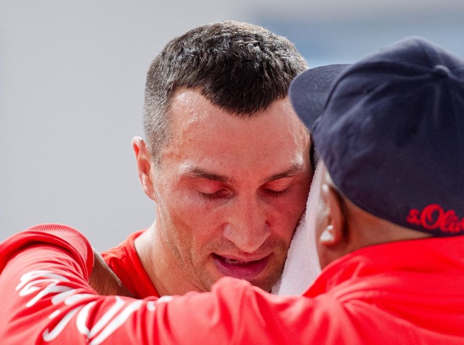 Władimir Kliczko i Kubrat Pulev trenują przed walką o mistrzowskie pasy