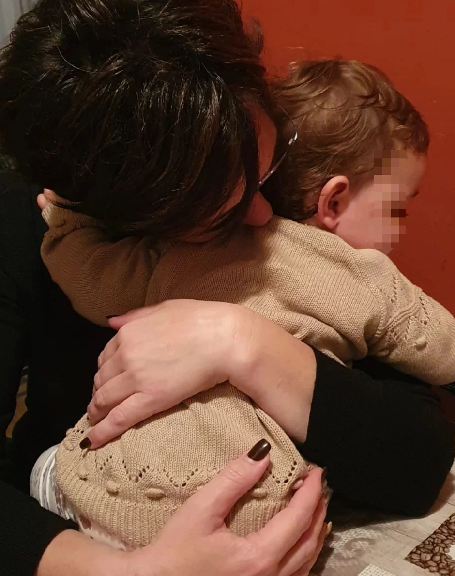 Jasna Šekarić sa unukom