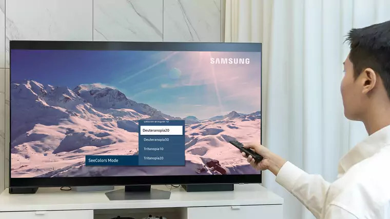 Televízory a monitory Samsung dostanú dôležitú funkciu. Ocenia ju ľudia s  poruchami farebného videnia