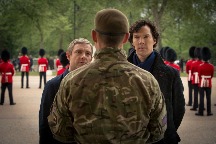 Martin Freeman i Benedict Cumberbatch w 'Sherlocku 3'