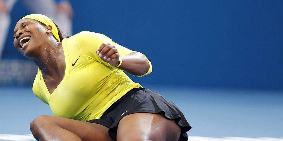 Serena Williams skręciła kostkę