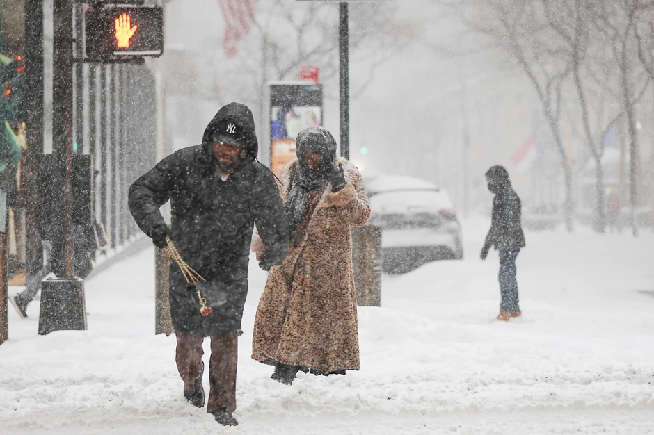 Sneg u Njujorku 25. januara