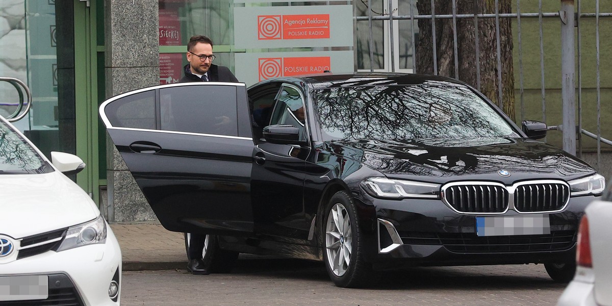 Tym razem minister Waldemar Buda nie wsiadł sam za kierownicę.