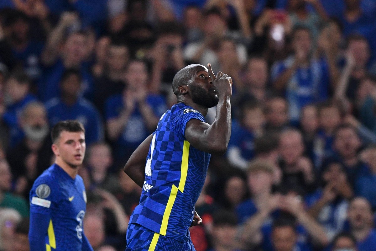 Piłkarz Chelsea Londyn Romelu Lukaku