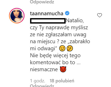 Anna Mucha odpowiedziała internautom