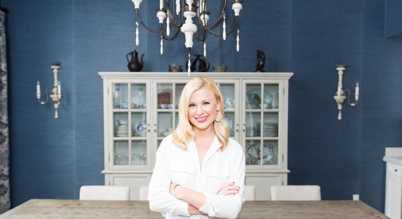 Laurel & Wolf CEO Leura Fine in her Los Angeles home.