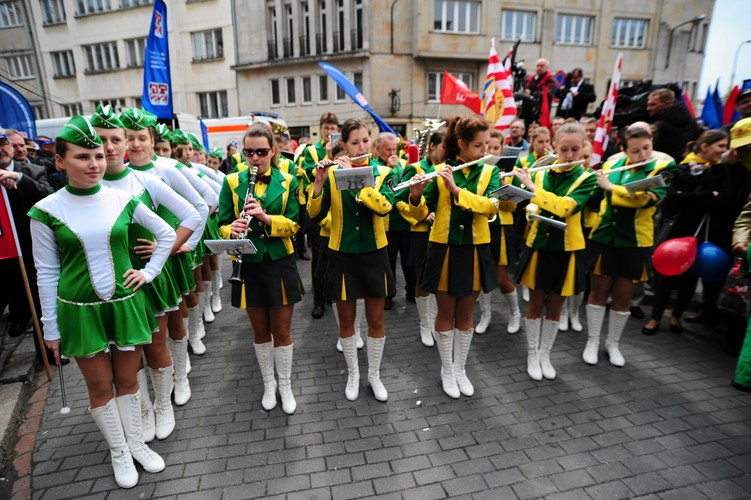 Pochód pierwszomajowy w Warszawie