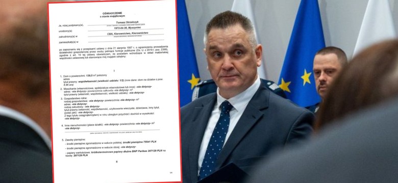 Taki majątek ma szef CBA. Nie uwierzysz, ile zarobił Tomasz Strzelczyk